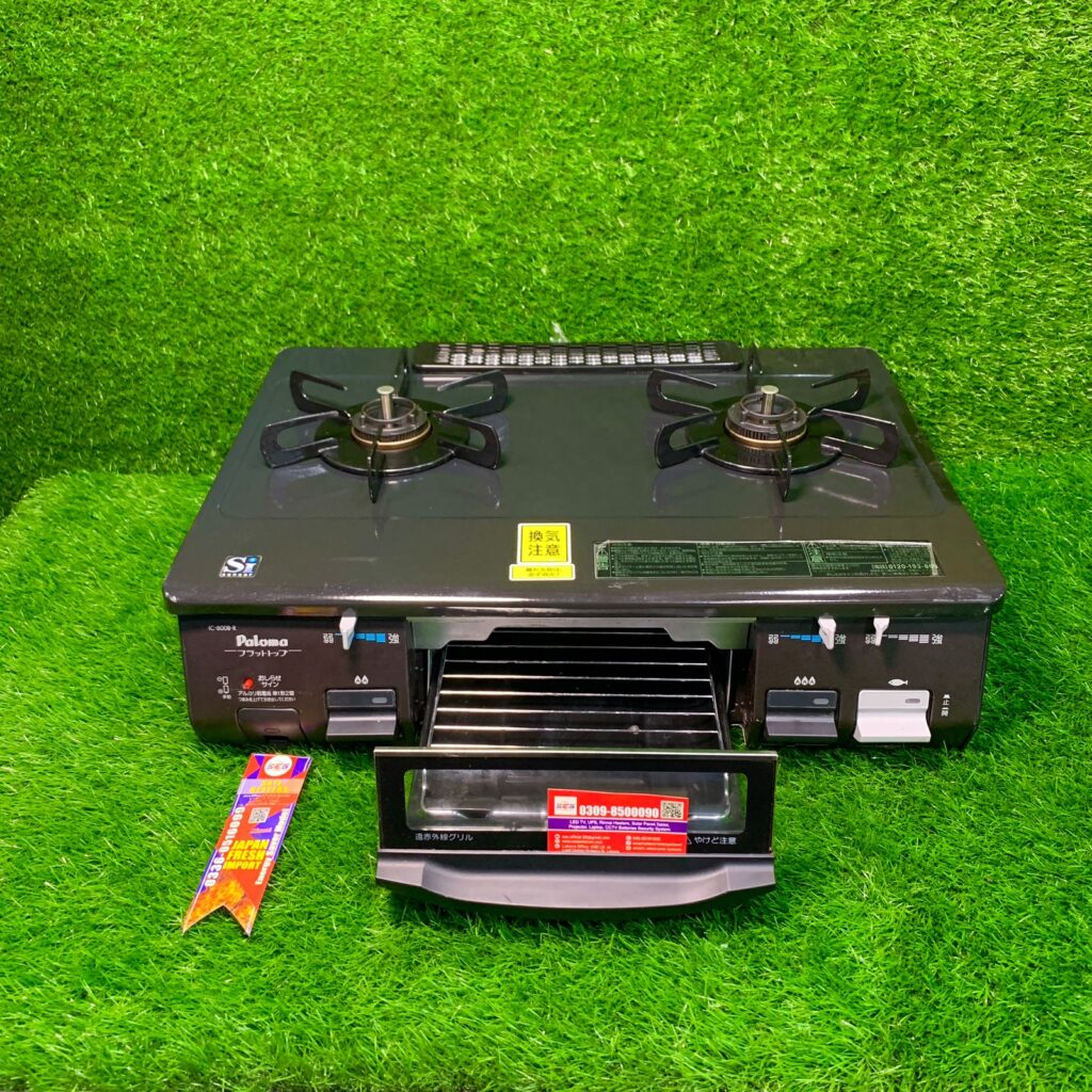 Japani Stove 2 Burner Non Stick Automatic Model ST16 sespakistan