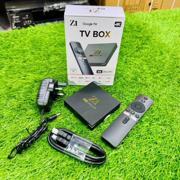 Z1 Box Original Google Voice Remote | With 1500+ Cable Chanel & Movies