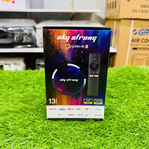 Sky Strong Smart Box Google Voice remote Original | With 1500+ Cable Chanel & Movies - Image 5