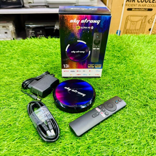 Sky Strong Smart Box Google Voice remote Original | With 1500+ Cable Chanel & Movies - Image 6