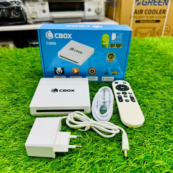 C Box Original Google Voice Remote  | With 1500+ Cable Chanel & Movies - Image 2